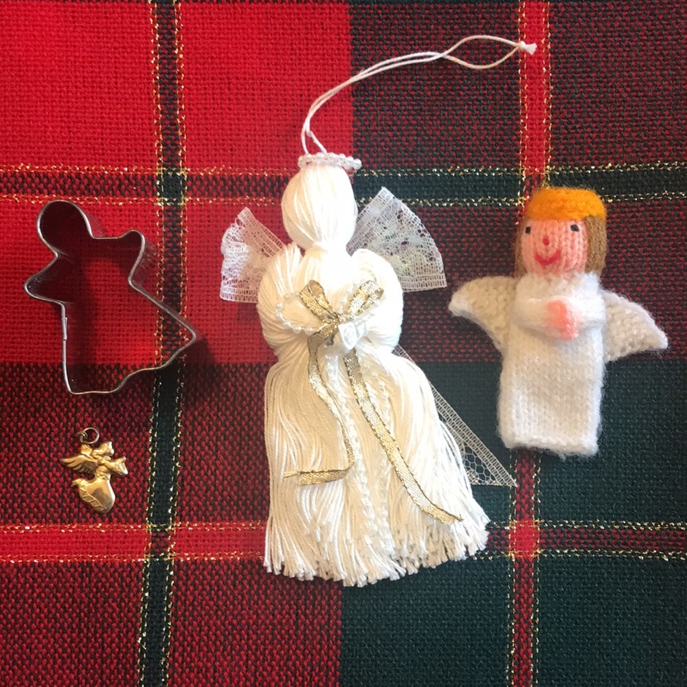 4 Angels: Ornament, Charm, Cooky Cutter & Finger Puppet
